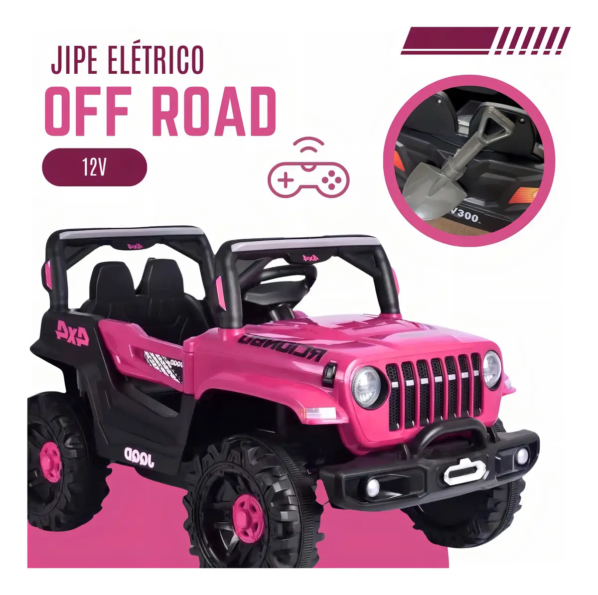 Jipe Infantil Elétrico 12v-5